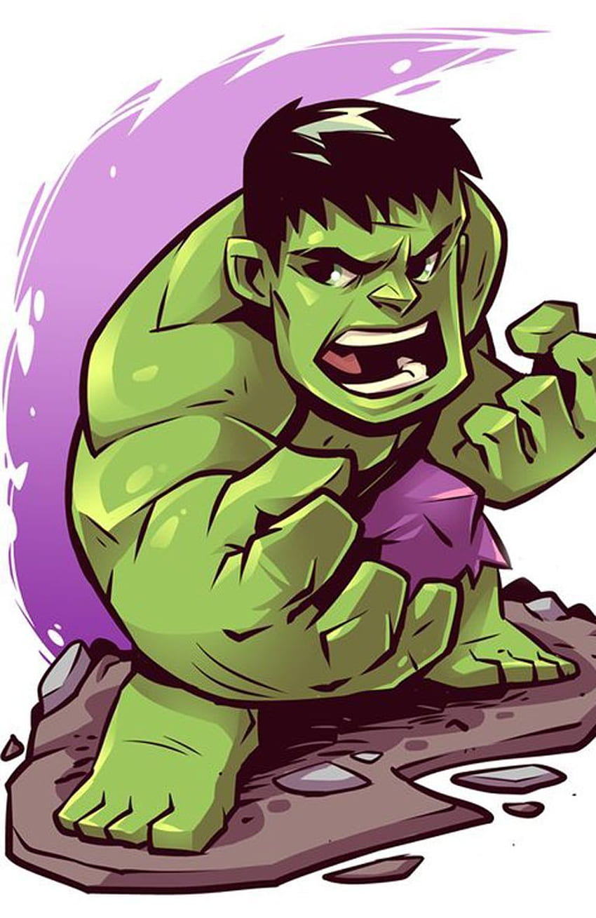 Chibi Hulk, Iron Hulk HD phone wallpaper