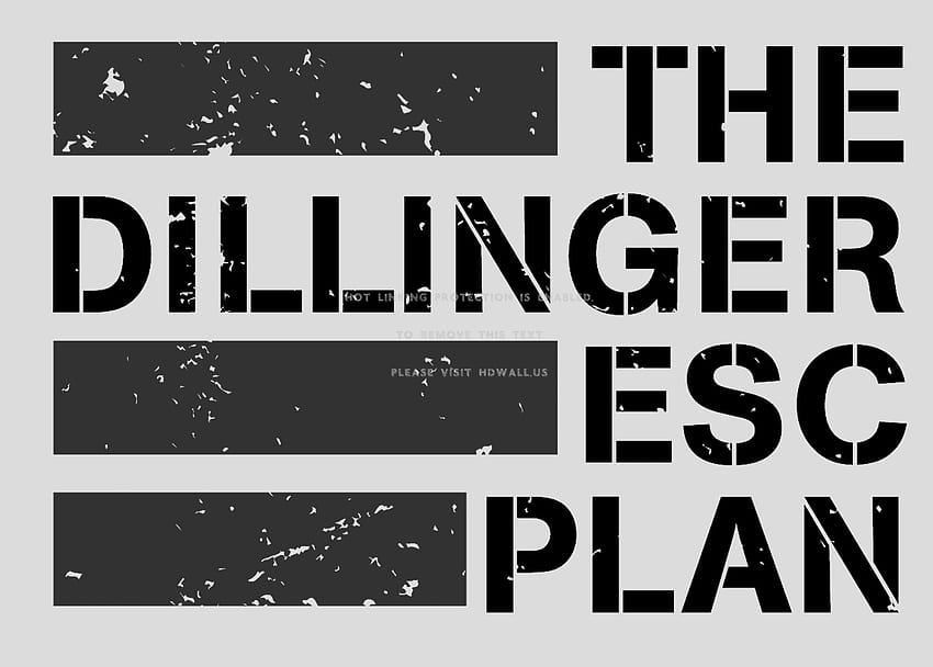 Der Dillinger Fluchtplan, einfacher Plan HD-Hintergrundbild