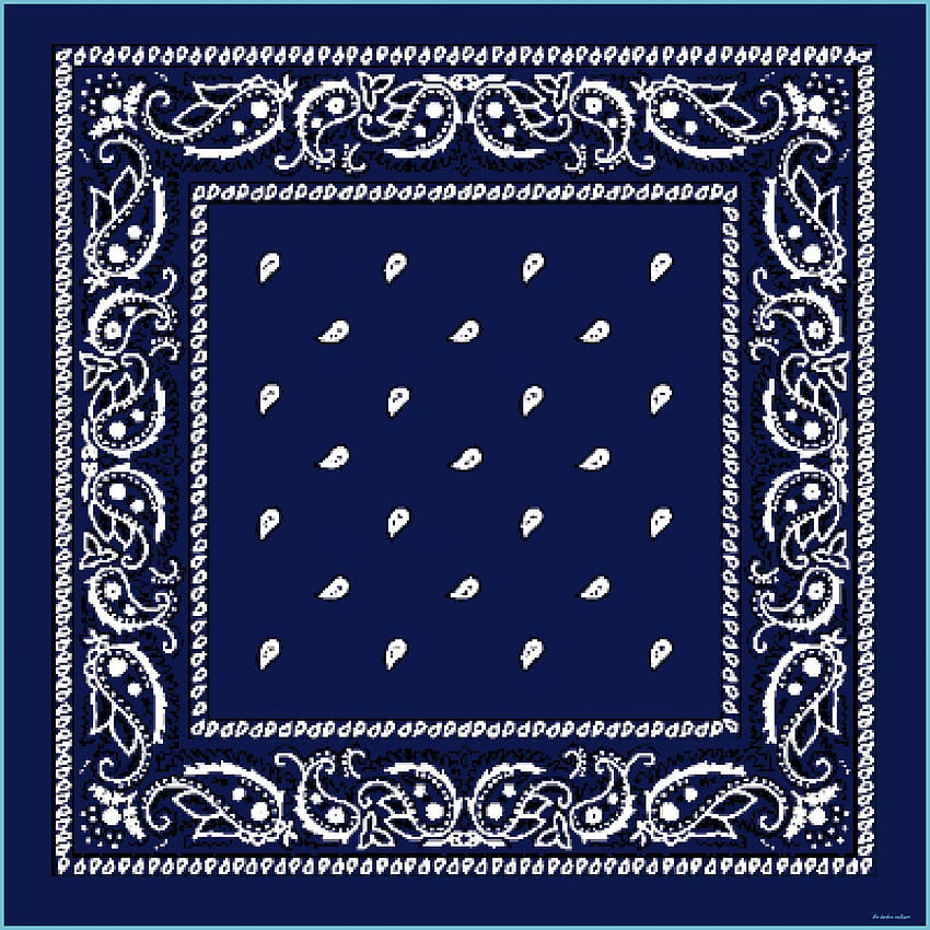 Blue Bandana - Top Blue Bandana Background - Blue Bandana, Bandana Pattern HD phone wallpaper