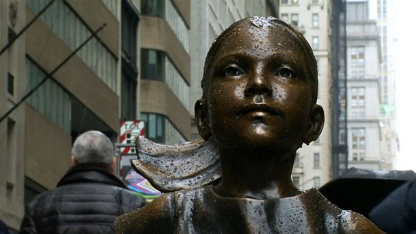 What Does The 'fearless Girl' Statue Signify Wall Street HD wallpaper
