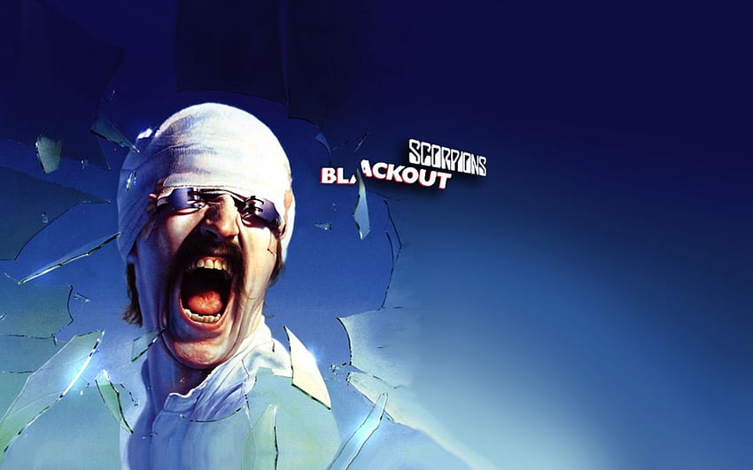 Scorpions Blackout, bleu, scorpions, album de couverture, blackout Fond d'écran HD