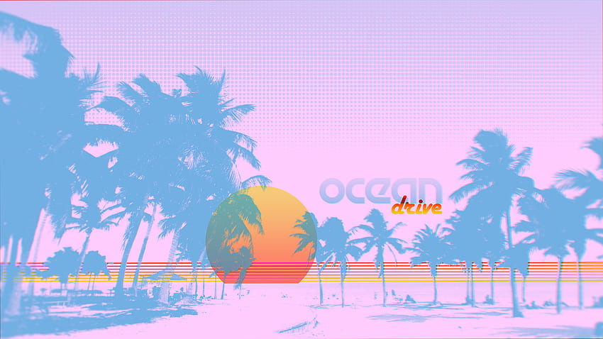 Ocean Drive : VaporwaveAesthetics HD wallpaper