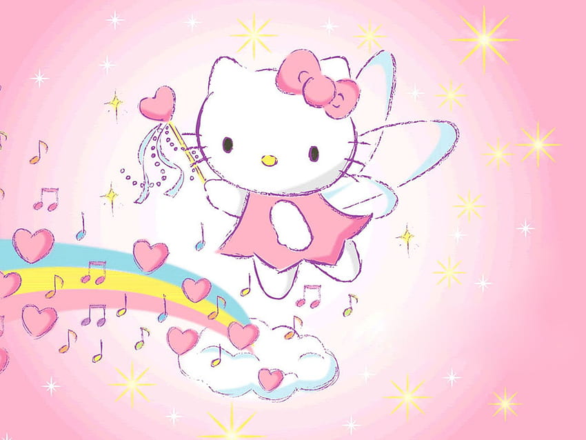 Hello Kitty For Laptop, Cat Pastel HD wallpaper | Pxfuel