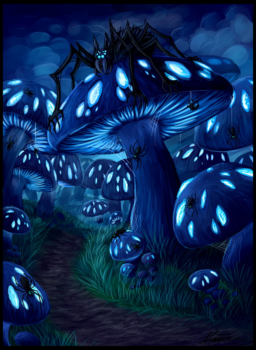 Mushroom forest. Psychedelic art, Mushroom art, Forest art, Fantasy  Mushroom HD phone wallpaper | Pxfuel