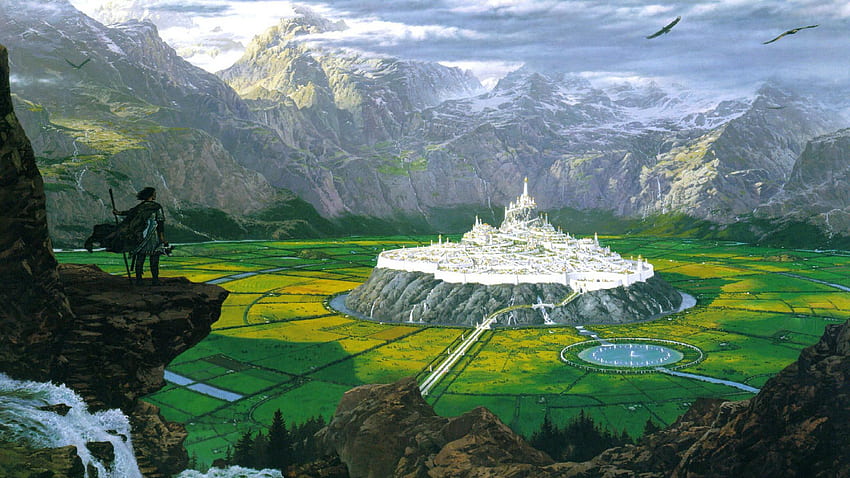 Gondolin von Ted Nasmith: lotr HD-Hintergrundbild