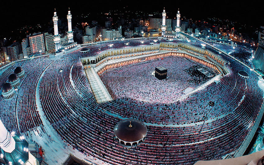 Das Heiligtum um die Kaaba heißt Al Masjid Al Haram Moschee Heilig, Jeddah Saudi-Arabien HD-Hintergrundbild