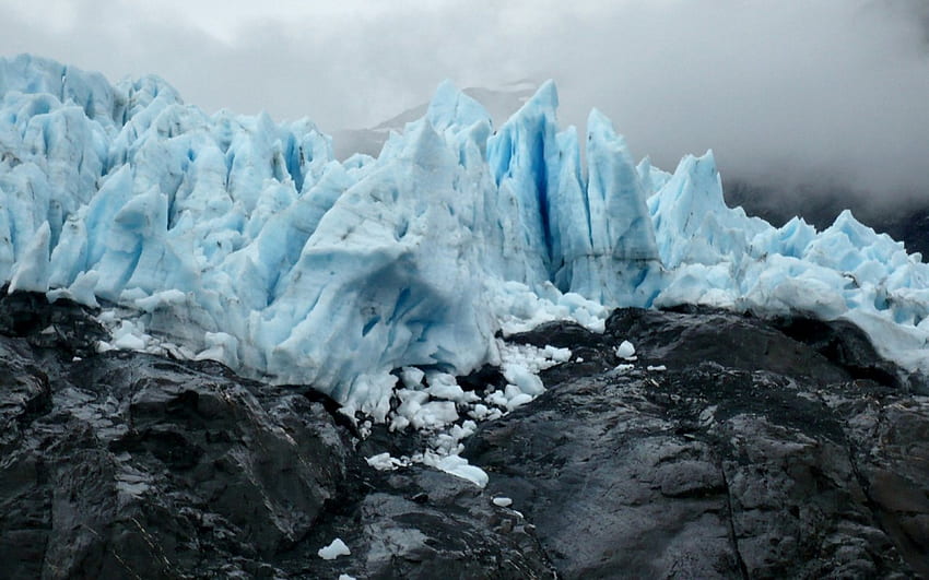 Glacial Blue 2, blue, Portage Glacier, graphy, landscape, USA, Chugach National Forest, Alaska, scenery, wide screen, nature HD wallpaper