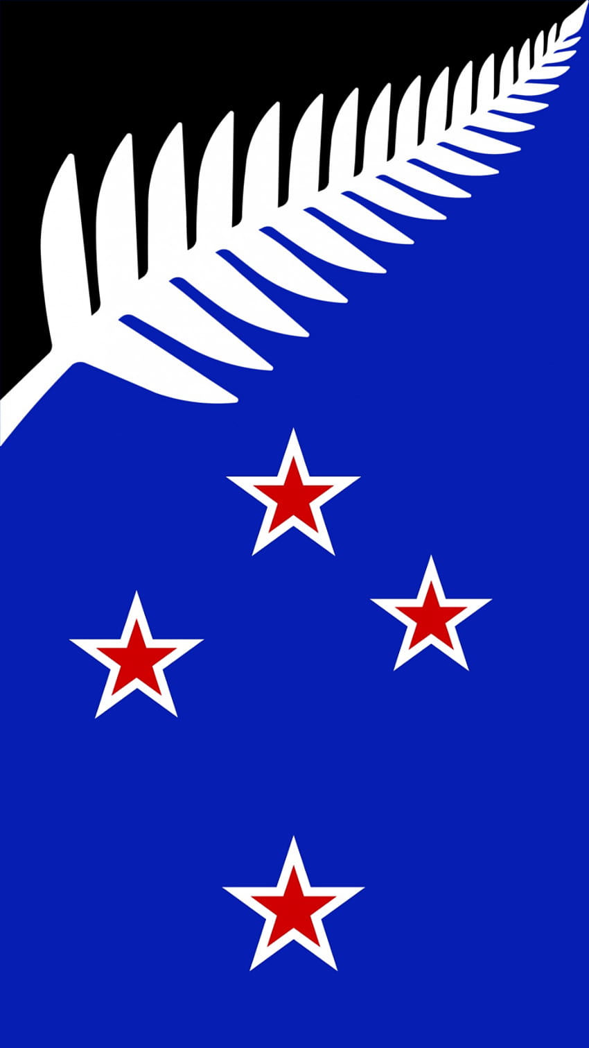 Zrobiłem flagę 227 na telefony komórkowe. Ciesz się, flaga Nowej Zelandii Tapeta na telefon HD