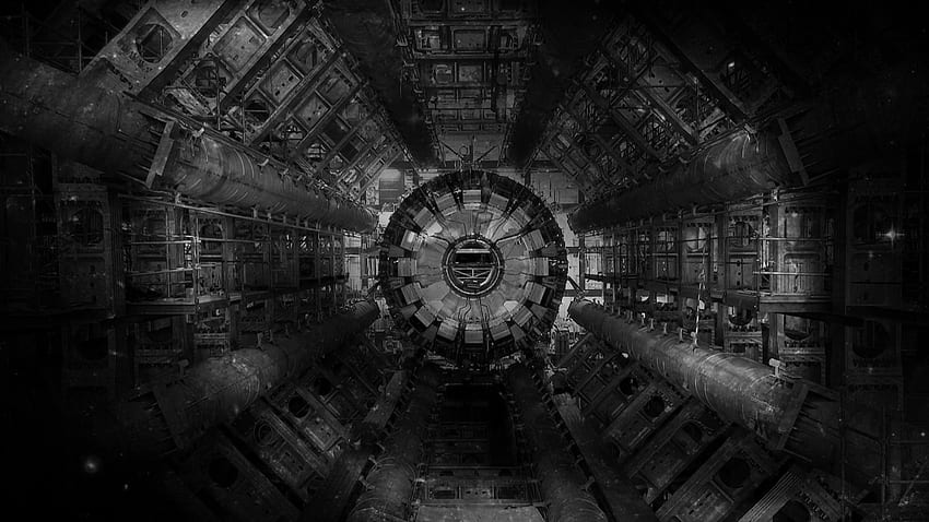 nauka, Wielki Zderzacz Hadronów, historyczny -, Dark Industrial Tapeta HD