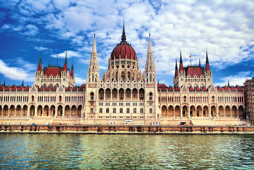 Hungarian Parliament Building in Budapest . Background . HD wallpaper