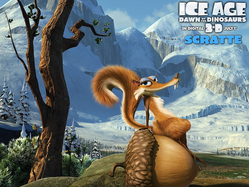 Scratte Ice Age Filmes em formato jpg para papel de parede HD