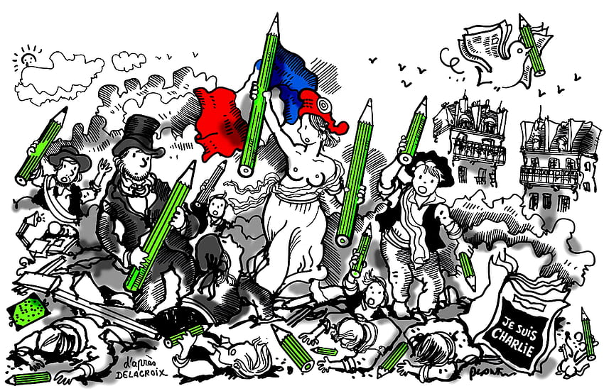 France pays homage to satirical press cartoons, France Cartoon HD wallpaper