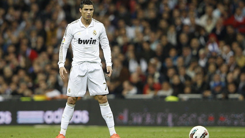Cristiano Ronaldo, futbolista, Real Madrid C.F. y antecedentes • 7176 • Wallur fondo de pantalla