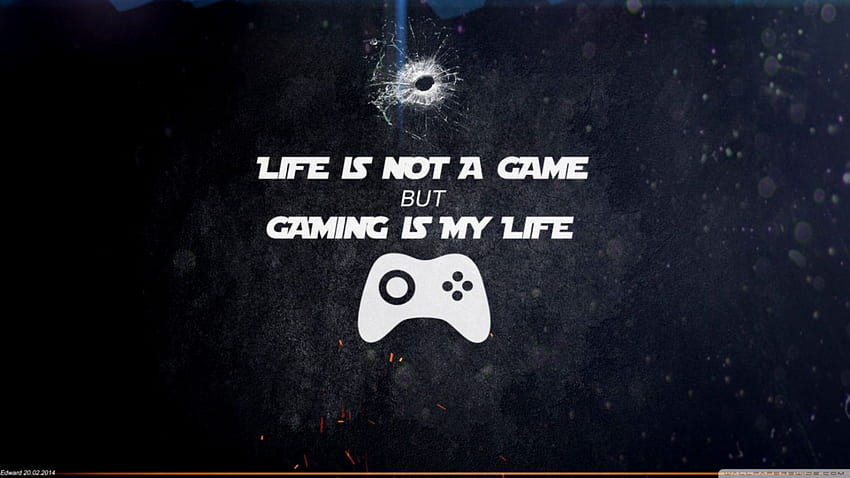 Gaming, Gaming Quotes HD wallpaper