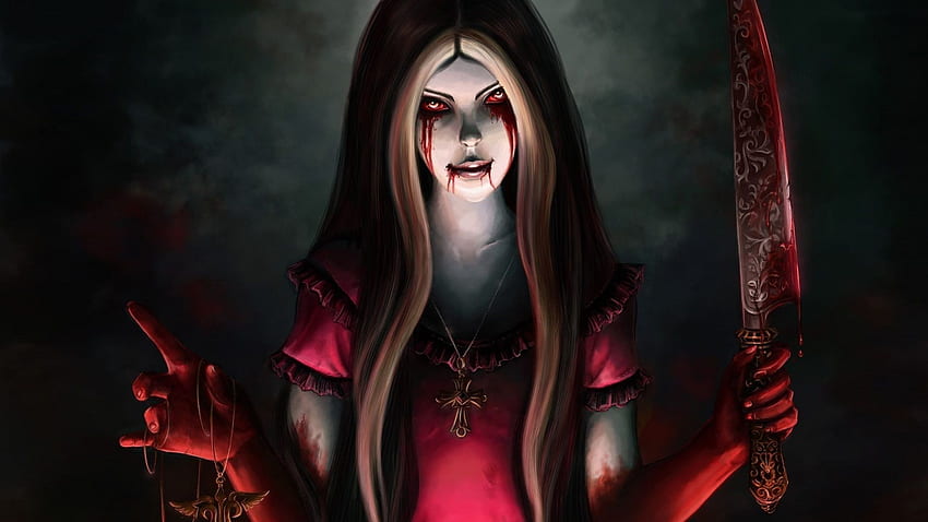 Alice: Madness Returns Background, , Horror Girl HD wallpaper
