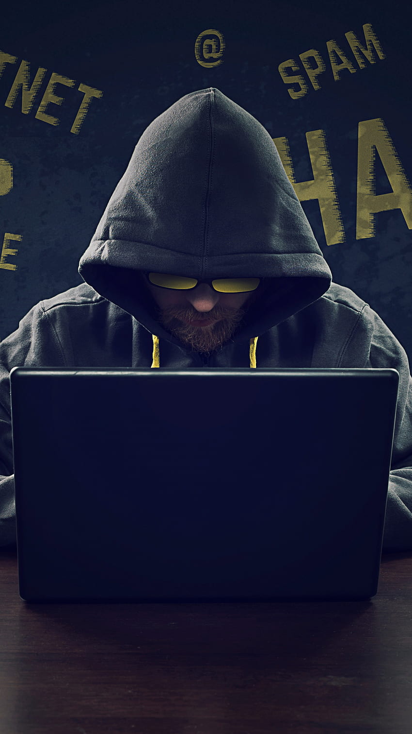 Hacker , Laptop, Hoodie, Modern, Malware, Cyber security, Technology HD phone wallpaper