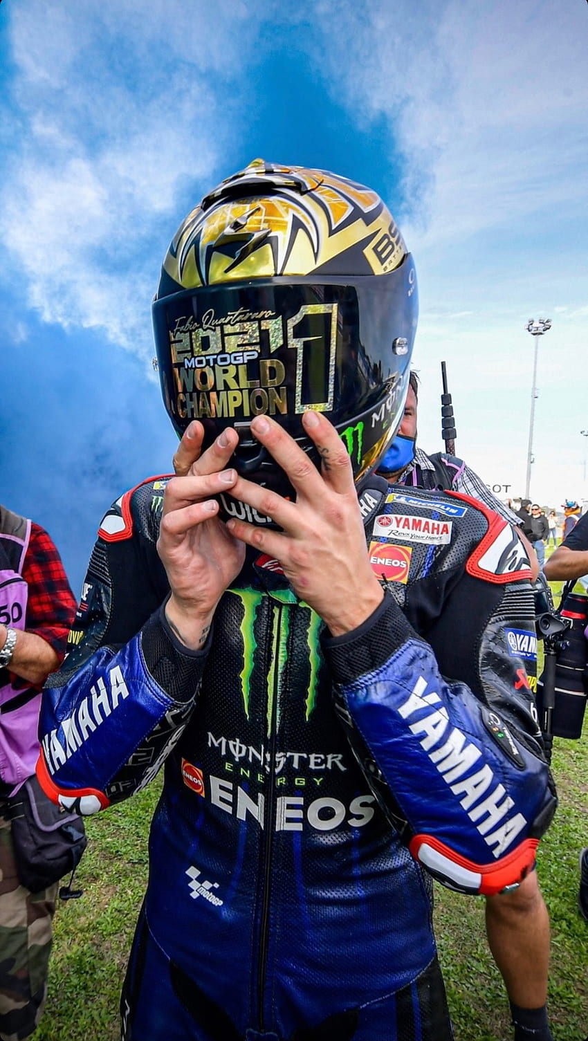 Fabio Quartararo, MotoGP, Campeón del Mundo fondo de pantalla del teléfono