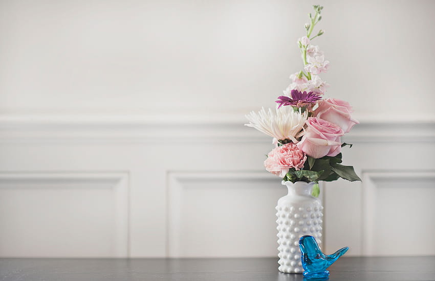 Flowers, Bouquet, Vase HD wallpaper