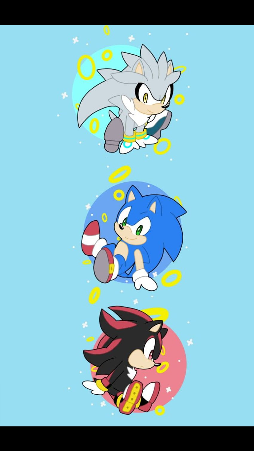 Sonic Shadow Silver, hedgehog, cute HD phone wallpaper