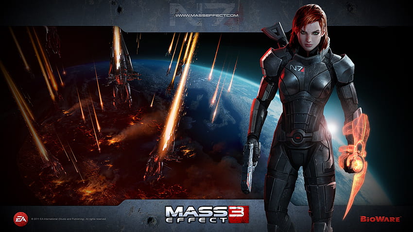 FemShep Mass Effect 3、femshep、mass effect、mass effect 3、女性、女性のシェパード 高画質の壁紙
