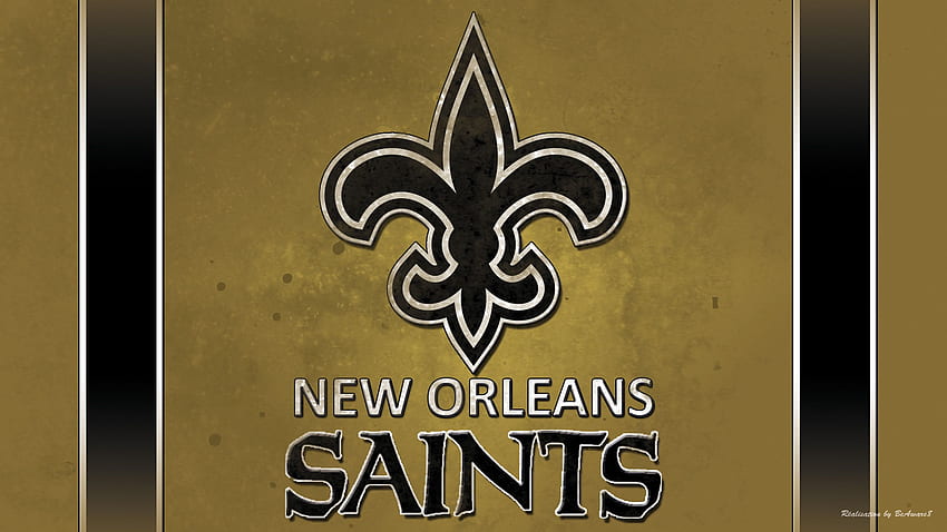 Latar belakang New Orleans Saints Wallpaper HD