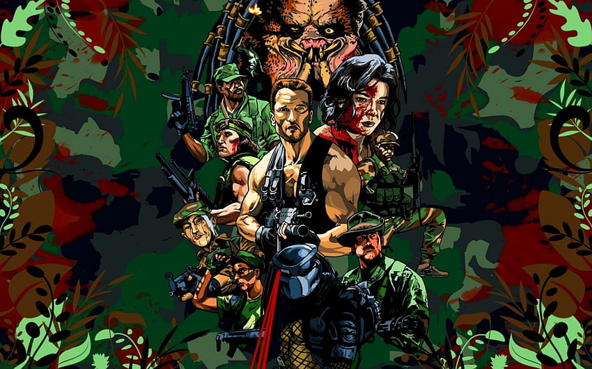 Predator, Dschungel, Film, Arnold HD-Hintergrundbild