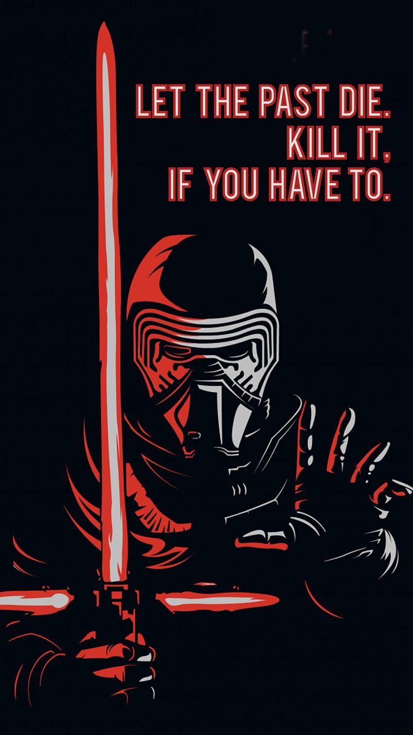 Star Wars Quote Mobile - Kylo Ren, Star Wars Quotes HD phone wallpaper