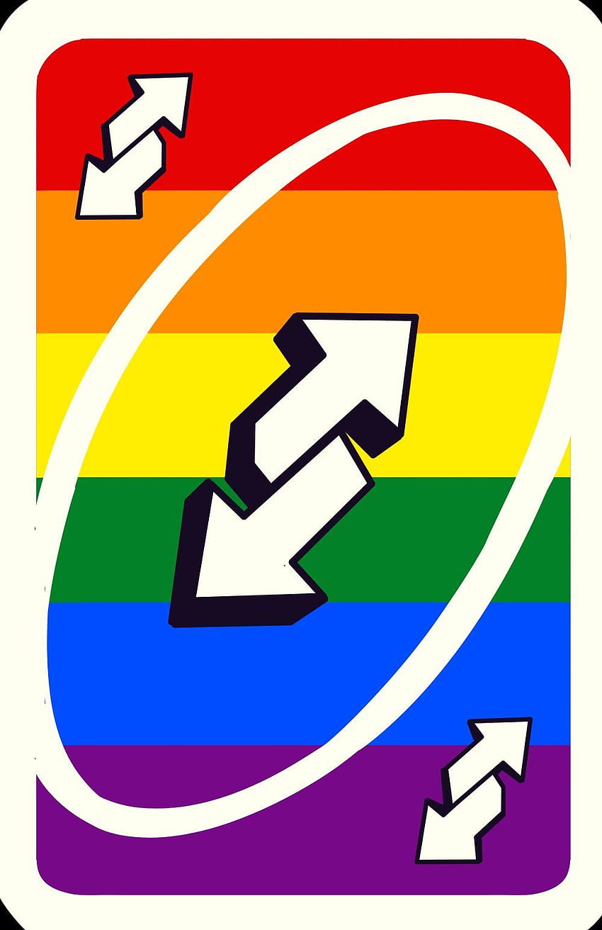 Uno Reverse Uno Sticker - Uno Reverse Uno Bisexual - Discover