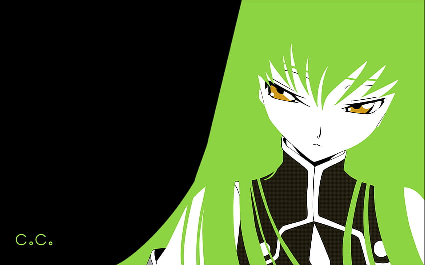 anime, anime girls, artwork, Code Geass, C C, midnight, darkness,  screenshot, fictional character, HD Wallpaper