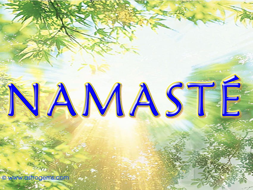 Namaste HD wallpaper