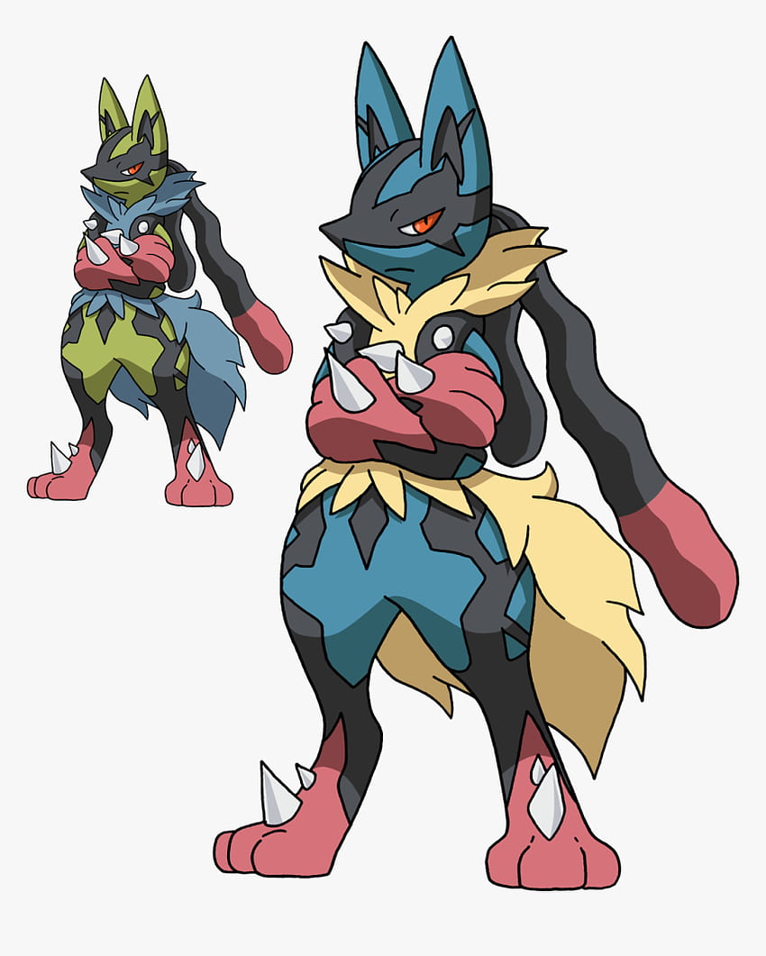 How to Draw Mega Lucario - DrawingNow