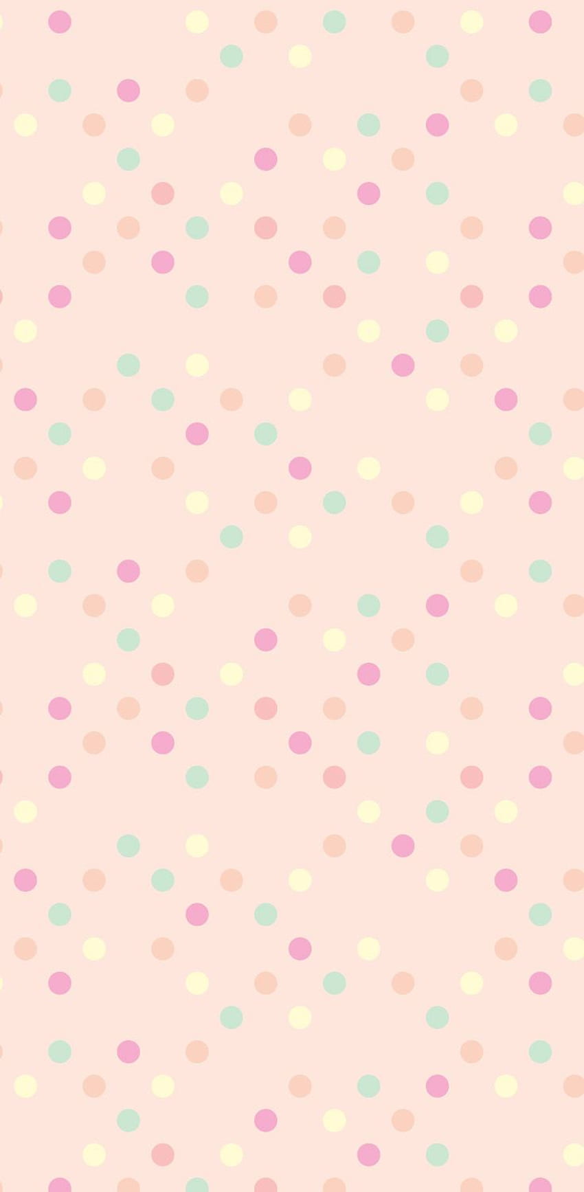 Pastel Polka Dot - , Pastel Polka Dot Background on Bat, Pastel Polka Dots HD phone wallpaper