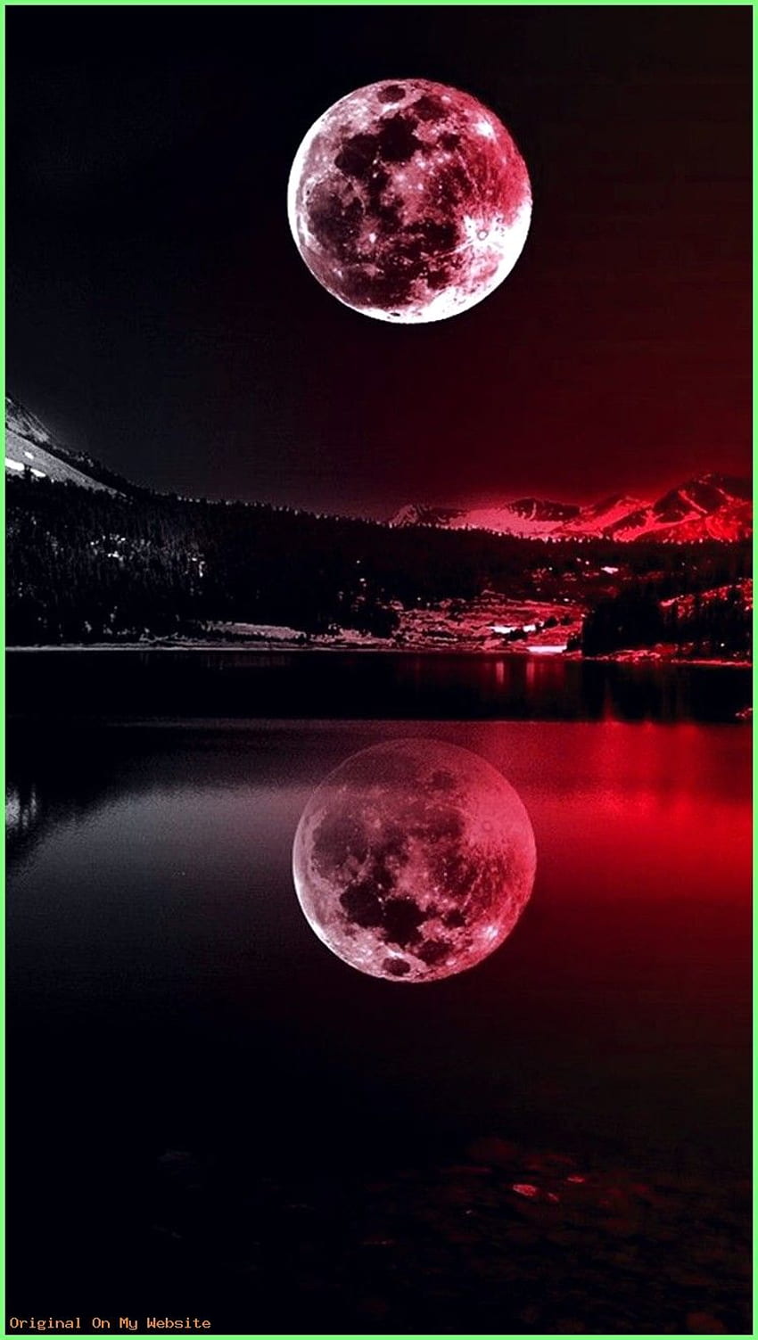 RED Moon IPhone Wallpaper  IPhone Wallpapers  iPhone Wallpapers