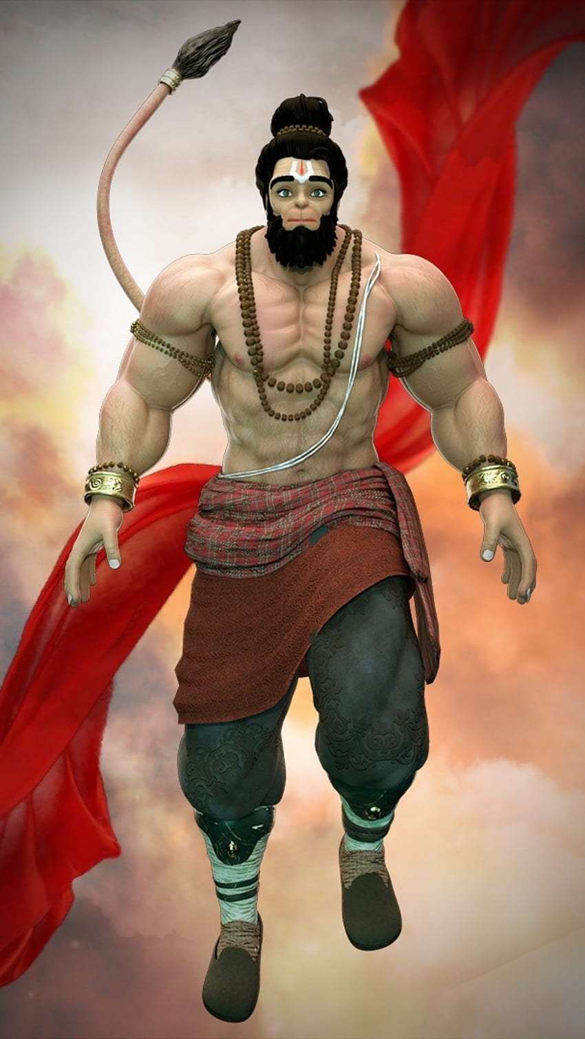 Jay Hanuman, Animated, Hanuman HD phone wallpaper | Pxfuel