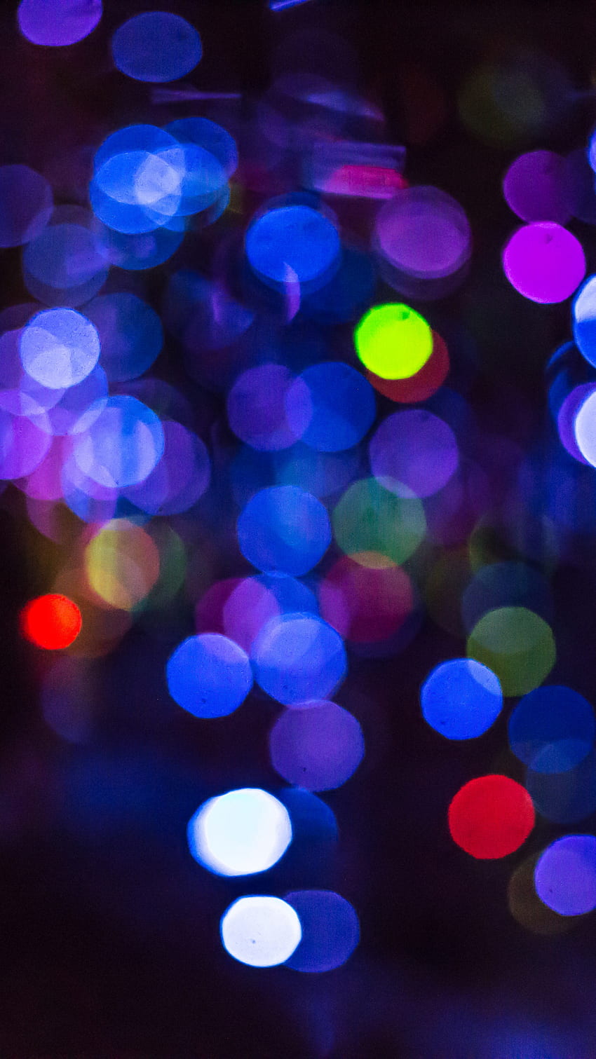 Неонови светлини iPhone - Dslr Blur Light Background - - HD тапет за телефон