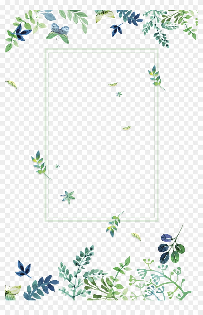 Flores , iPhone , Background - Green Watercolor Floral Png Clipart HD phone wallpaper