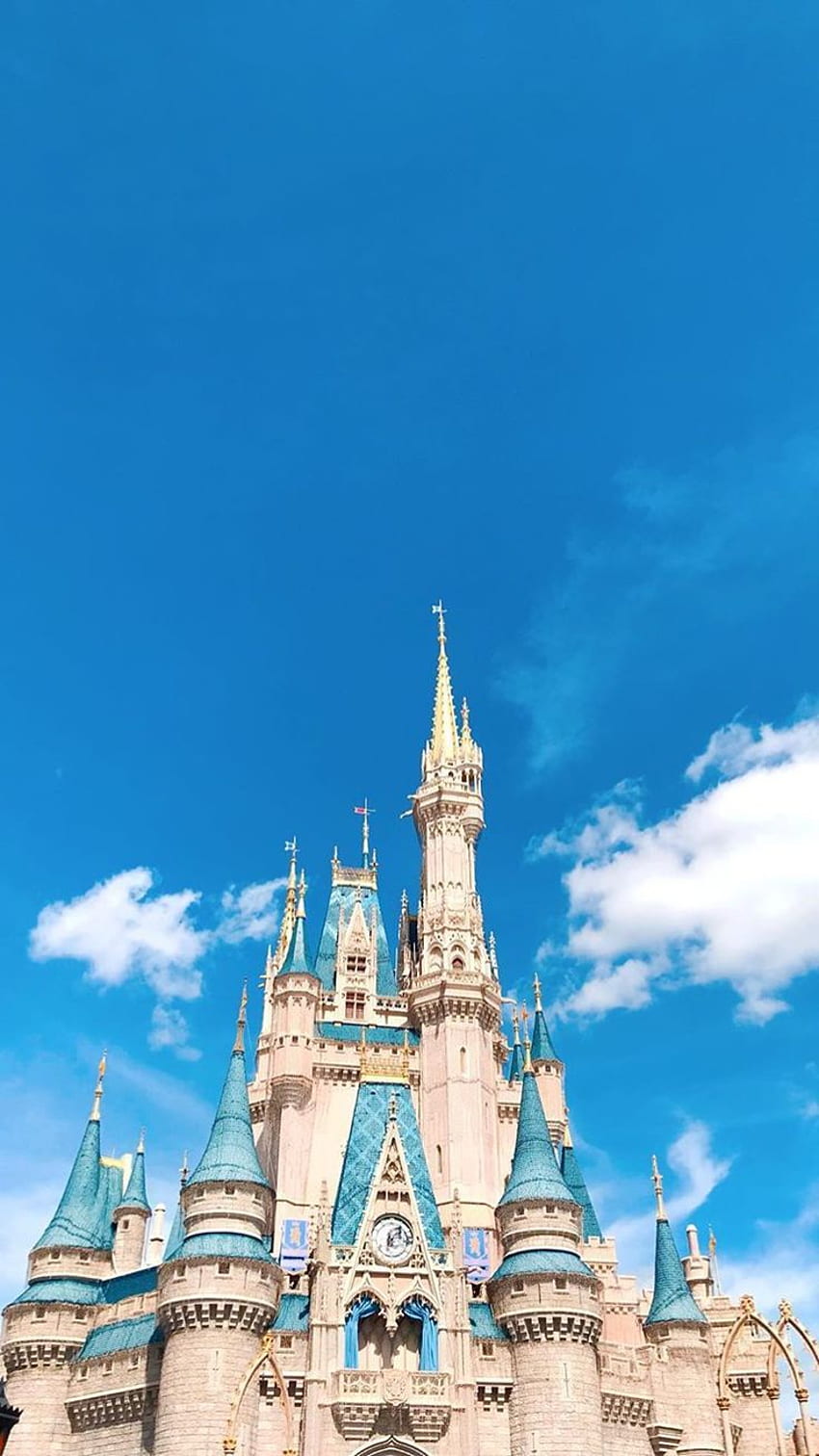 Cinderella's castle.::Click here to cinderella . Disney background, Cinderella , Disney phone, Walt Disney Castle HD phone wallpaper