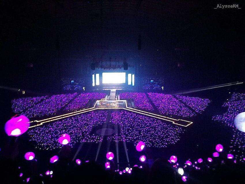 Bts Army Purple Ocean, Concert BTS Fond d'écran HD