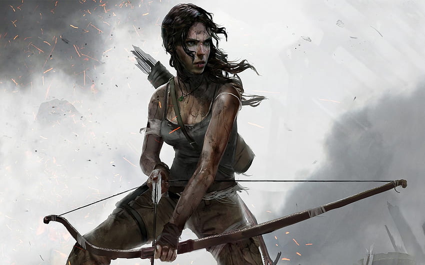 Tomb Raider, видео игра, 2013, игра, Лара Крофт, игри HD тапет