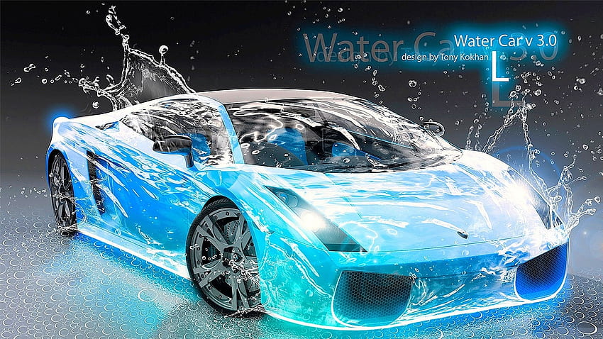 Mostra de talentos de design traz elementos sensuais de fogo e água para o SEU carro 33, incríveis carros de néon papel de parede HD