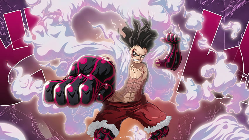 Angry, Monkey D. Luffy, Gear Fourth, One Piece, Anime JPG HD wallpaper