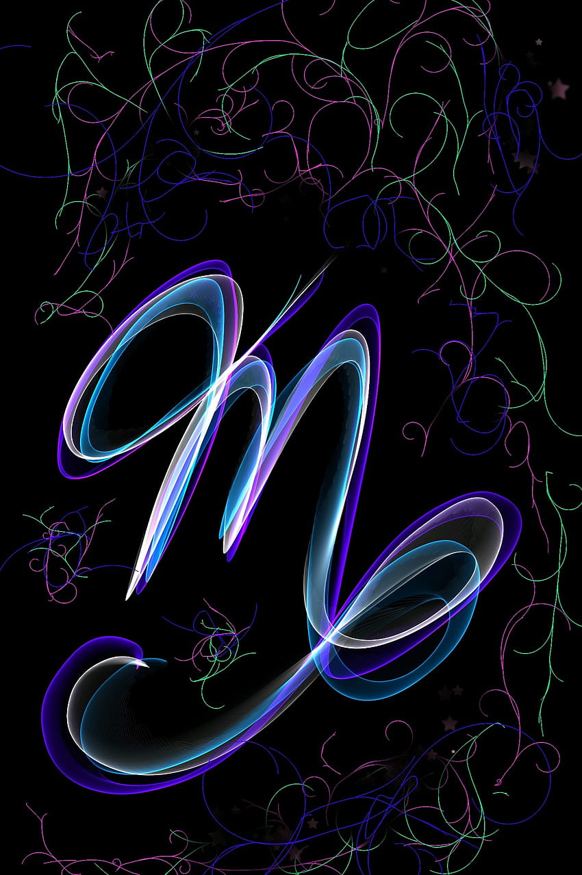 M, M, letras Papel de parede de celular HD