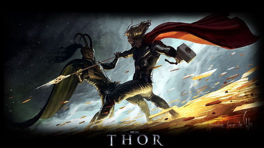 Thor, Marvel Comics, Loki, bersaudara, Kartun Loki Wallpaper HD