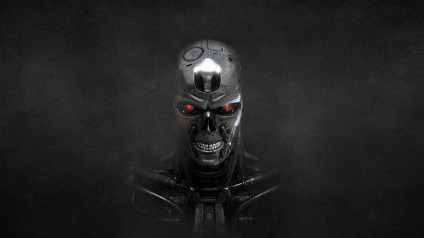 Arrière-plan de Terminator, mi-humain mi-terminator Fond d'écran HD