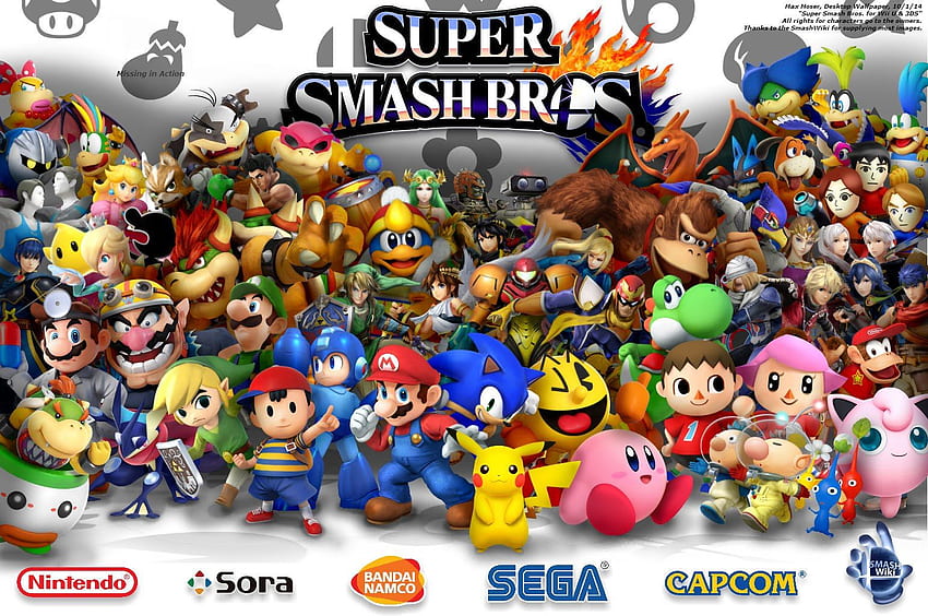 Super Smash Bros. for Wii U & 3DS ( ), Smash Bros 4 HD wallpaper