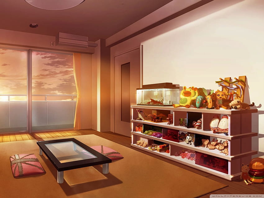 Nếu bạn đam mê các tài nguyên, biệt thự, và nhà hoạt hình anime, thì hình nền nội thất trong phòng ngủ của nhà hoạt hình anime này là một lựa chọn tuyệt vời! Bất kỳ ai yêu thích các bộ phim hoạt hình nhà cao cửa rộng đều sẽ thích sự độc đáo của hình nền phòng ngủ này.