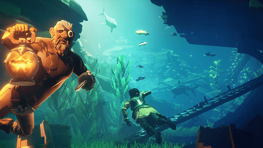 Sea Of Thieves: Hunters Of The Deep Time Limited Event Guide Rare Thief, Megalodon Sea of Thieves HD wallpaper