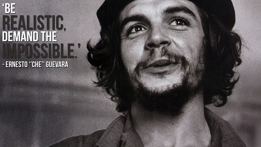 Alıntılar ile Che Guevara HD duvar kağıdı