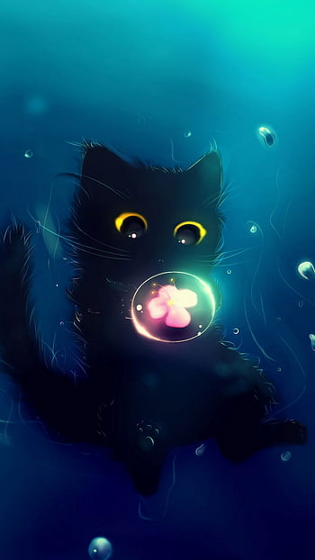 galaxy cat anime cute freetoedit sticker by suanycat
