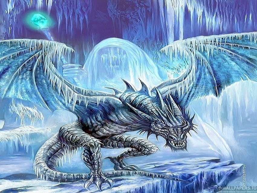 Ice Dragon, Cute Ice Dragon HD wallpaper | Pxfuel